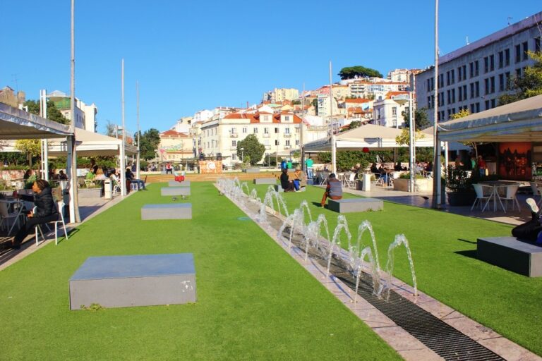 Martim Moniz Park Lisbon Portugal